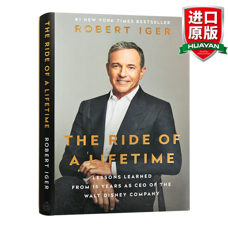 英文原版 一生的旅程 The Ride of a Lifetime 华特迪士尼公司CEO 全英文版 精装