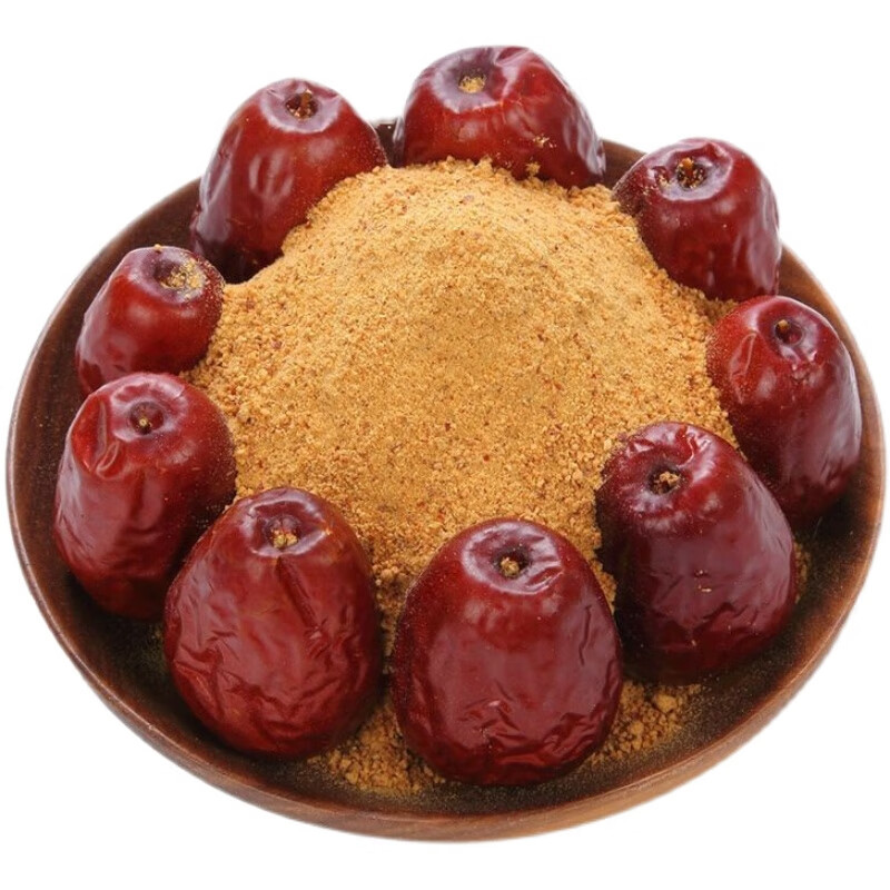 婉明无核红枣粉现磨 纯枣粉新疆粉 漠农农度红枣碎粉 枣粉2斤【2袋】