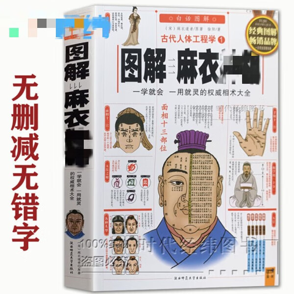 古代人体工程学白话图解神相麻衣相术学权威