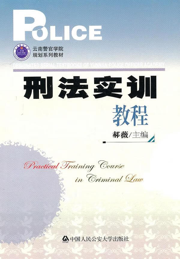 刑法实训教程 郝薇 法律 9787565301742