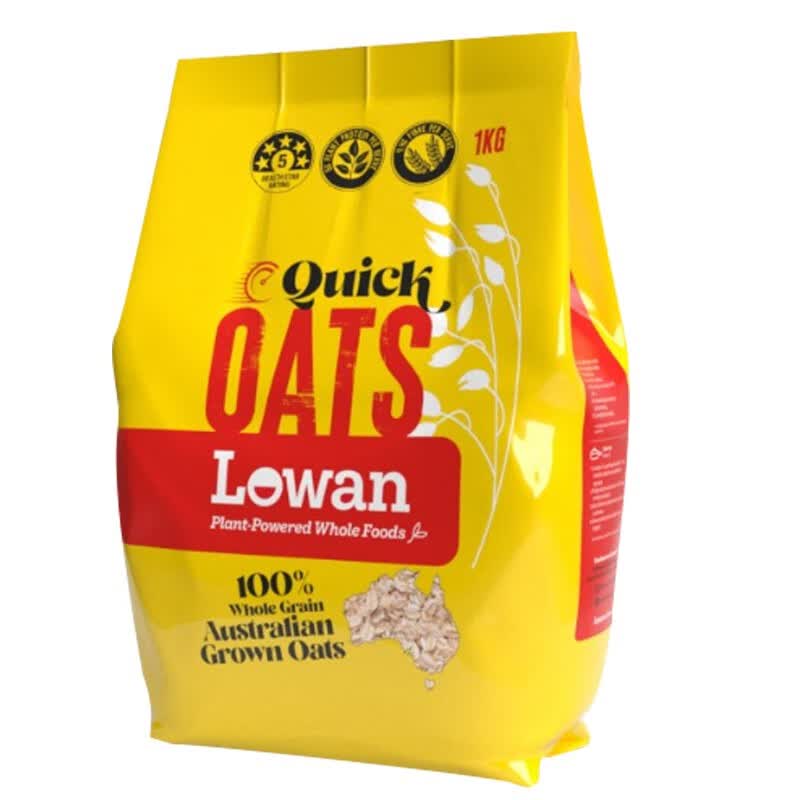 LOWAN澳洲进口LOWAN乐碗全燕麦片1KG 纯麦燕麦片代餐麦片营养早餐 Lowan快熟麦片1KG/袋 1袋怎么看?