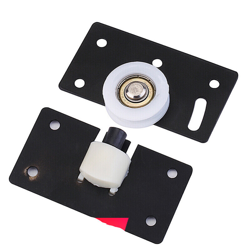 固清衣柜滑轮家具移门轮趟门轮衣柜门轮推拉门轮尼龙轴承凹轮 上下一