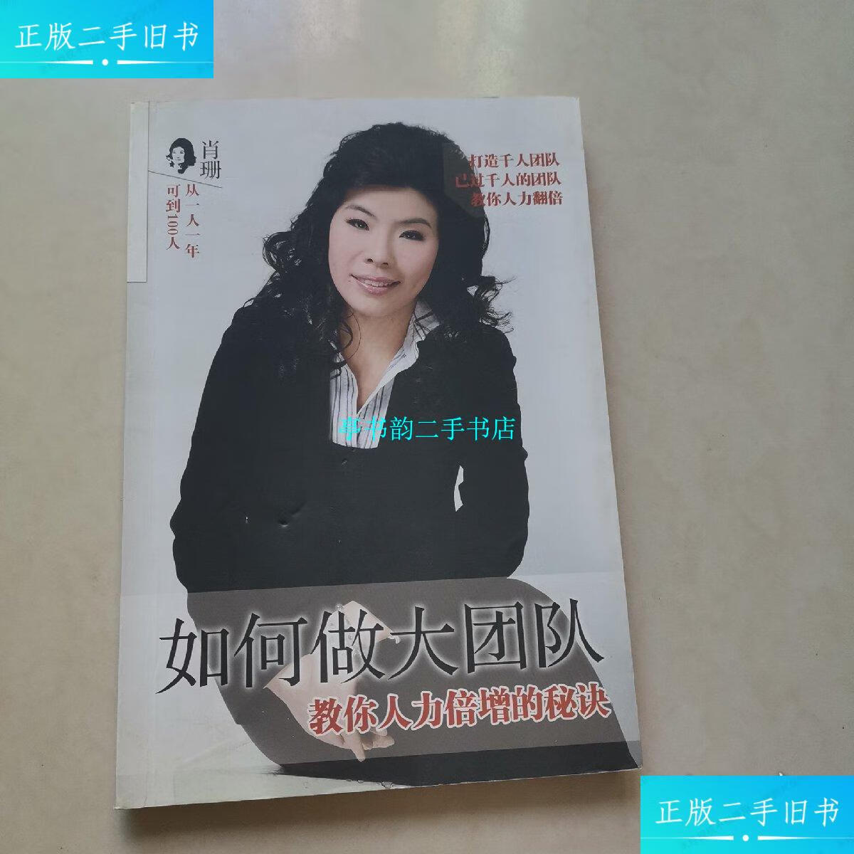 【二手9成新】如何做大团队:教你人力倍增的秘诀 /肖珊 中国平安公司
