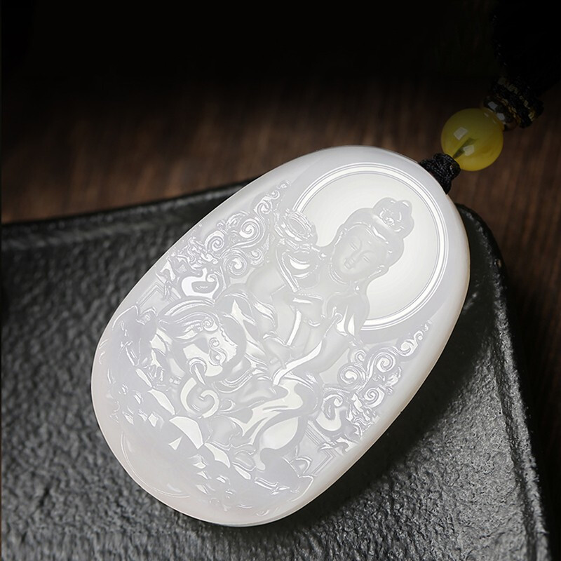 羊脂玉吊坠排名前十品牌,这10款设计精美,质感上乘,佩戴更显高贵-图片7