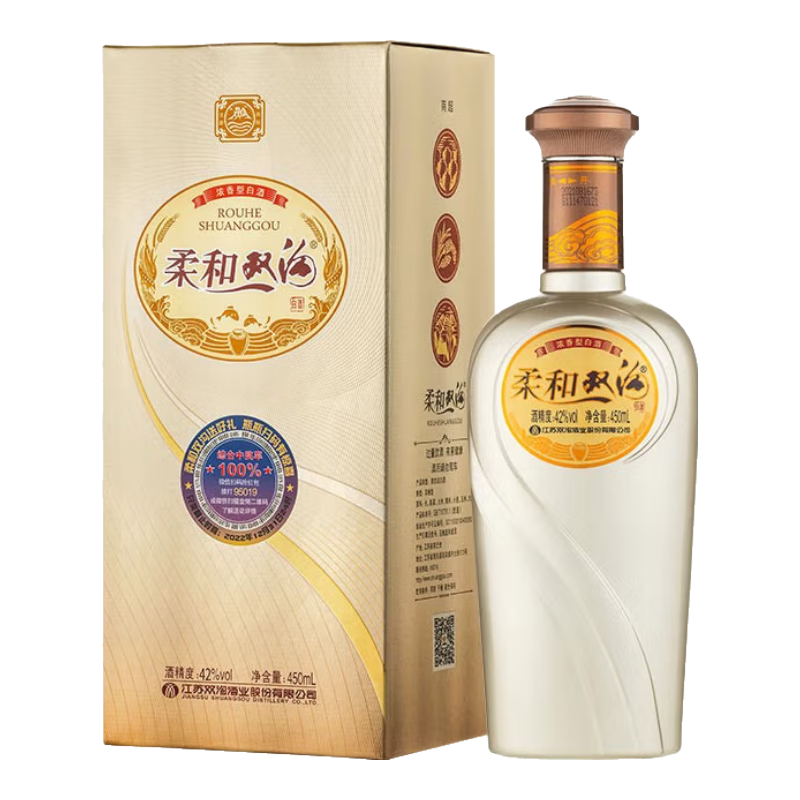 ���ڲ�����˫�� �������Ʒ Ũ���Ͱ׾� 42�� 450ml ��ƿ �������� 53.8Ԫ