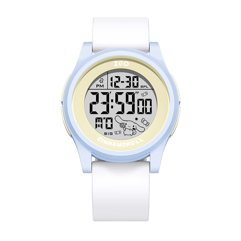 正港（ZGO）三丽鸥电子手表女学生初高中生防水学生手表电子表12-18岁女孩