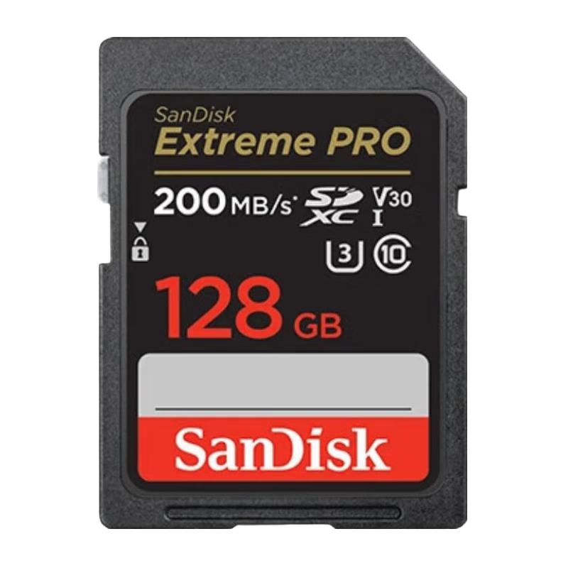 SanDisk 闪迪 Extreme PRO 至尊超极速系列 SD存储卡 128GB（UHS-I、V30、U3）