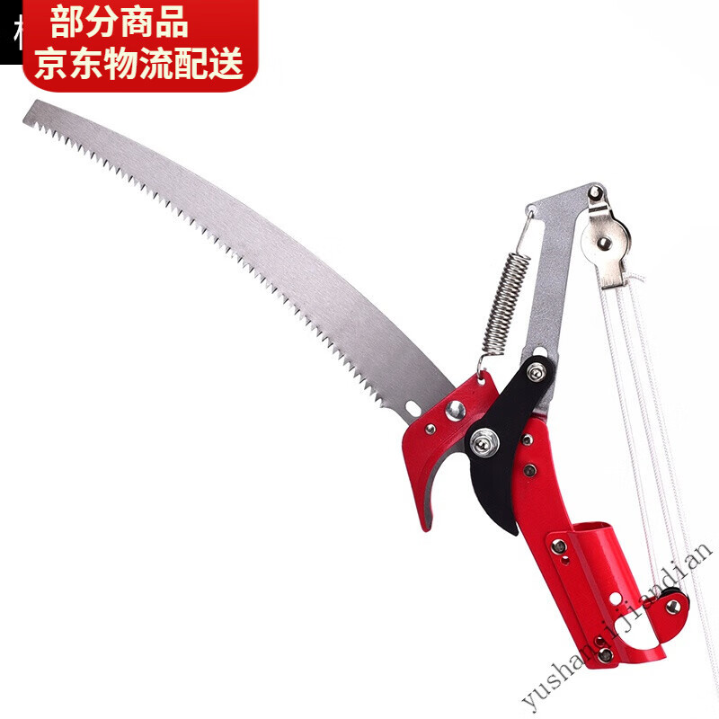 高枝剪伸缩高空剪 带拉绳高枝剪高空锯树枝带加长伸缩杆高空剪树技