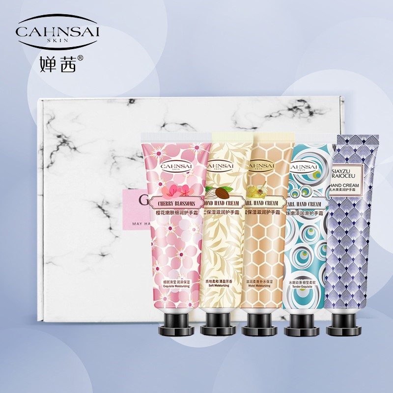 【官方旗舰店】梦禾 秋冬护手霜 5支礼盒装