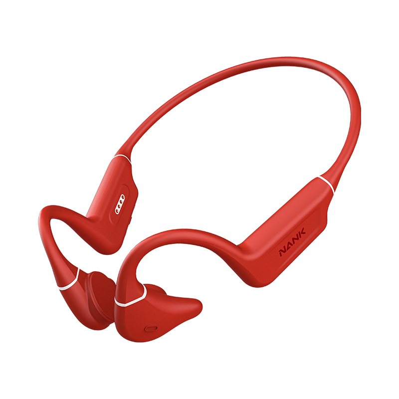 南卡（NANK）骨传导耳机Runner Pro4S开放式蓝牙耳机游泳跑步不入耳防水健身无线运动超长续航 绯红色（Pro4S旗舰款）