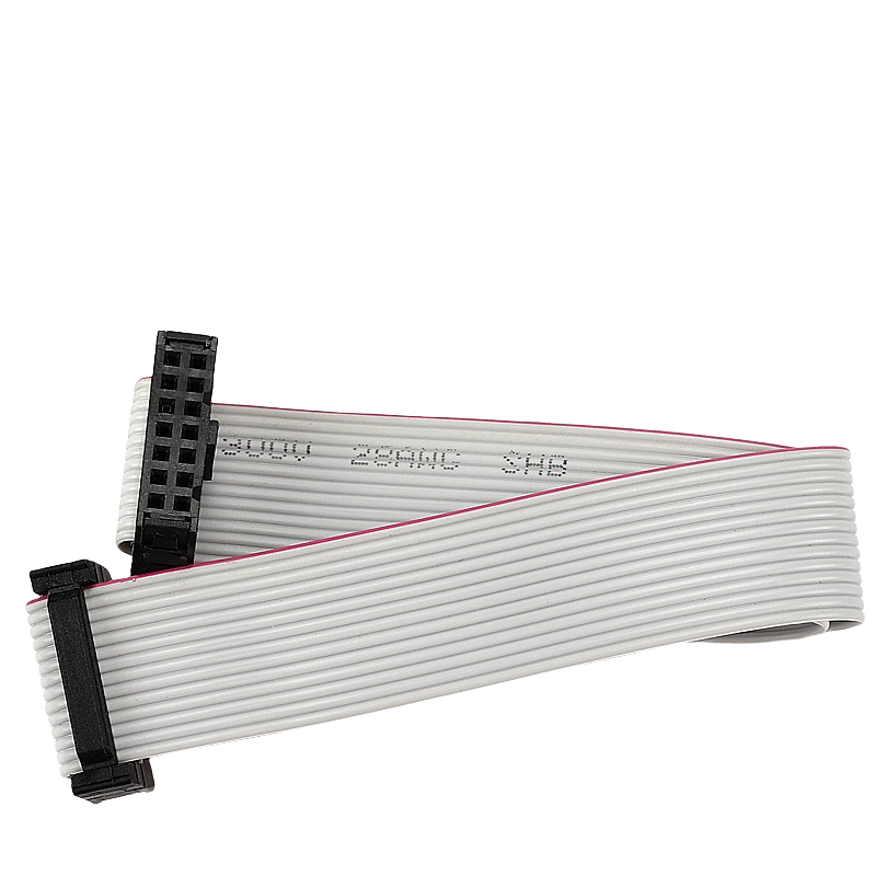 灰排線 FC-10P/14/16/20P雙頭線 電纜AVR連接線 30CM 間距2.54MM 14P(30cm)（2條）
