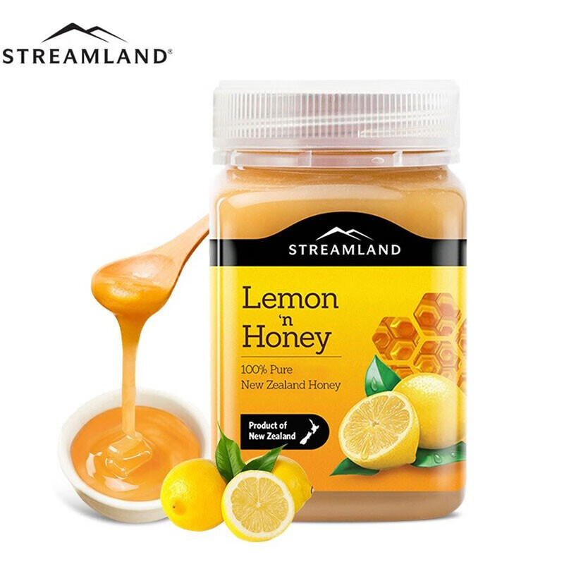 新溪岛（Streamland）新西兰进口蜂蜜 纯蜂蜜柠檬百香果茶 【新西兰】柠檬蜜250g 【新西兰】柠檬蜜500g