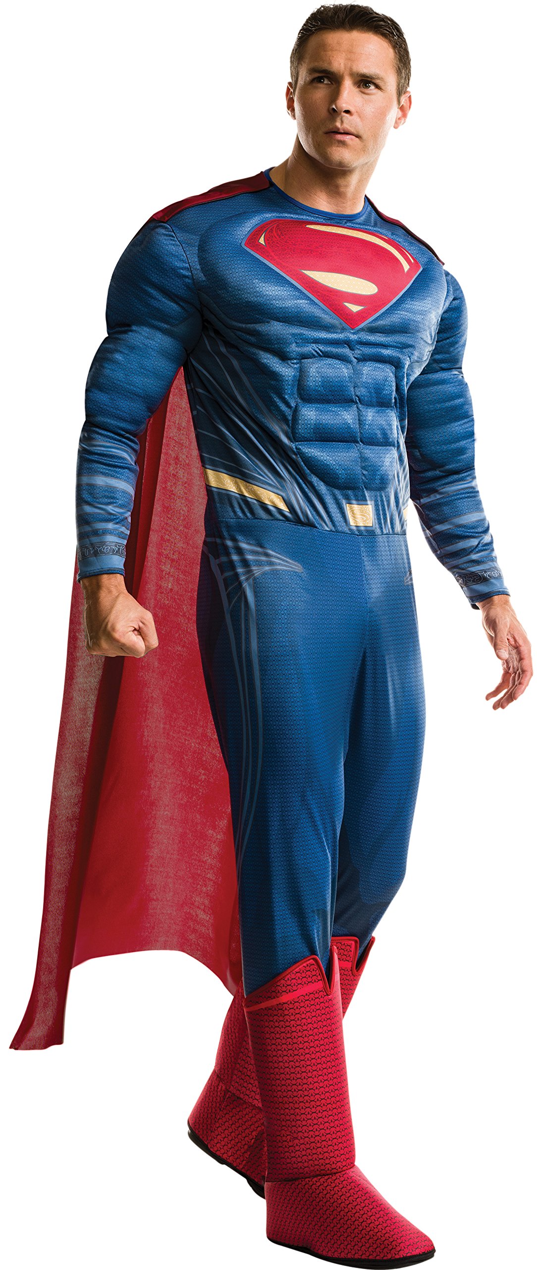 Rubies DC Justice League: Superman Costume for Adults, Men's XL 如图所示 Extra-Large
