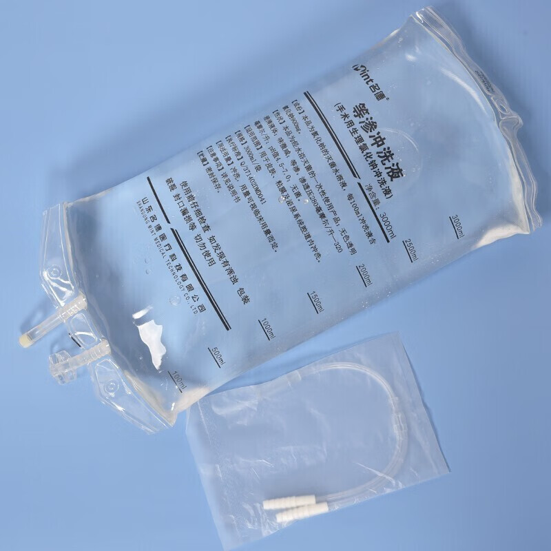 等渗冲洗液 手术用生理氯化钠水溶液 皮肤黏膜清洗盐水 一袋* 3000ml