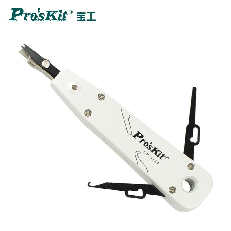 宝工（Pro’sKit）CP-3141 KRONE 110端子板压线器打线刀网络模块压线器