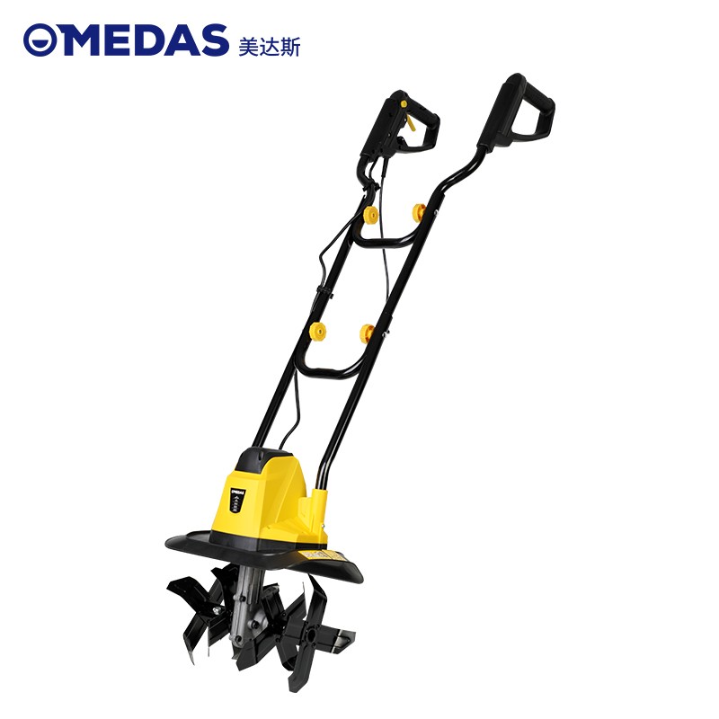 微耕机翻土机农用工具耕地机旋耕机翻地 1500w电动松土机 50米电源线