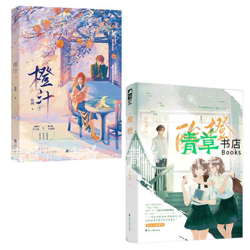 橙汁 酸橙 2册 青春校园言情小说图书