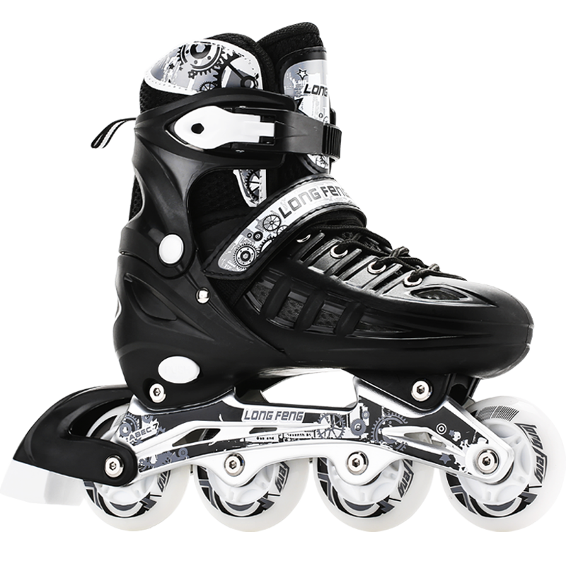 隆峰男女轮滑鞋成人溜冰鞋儿童初学者可调码直排轮旱冰鞋价格变化趋势，评测和推荐|单排轮滑鞋历史价格是多少