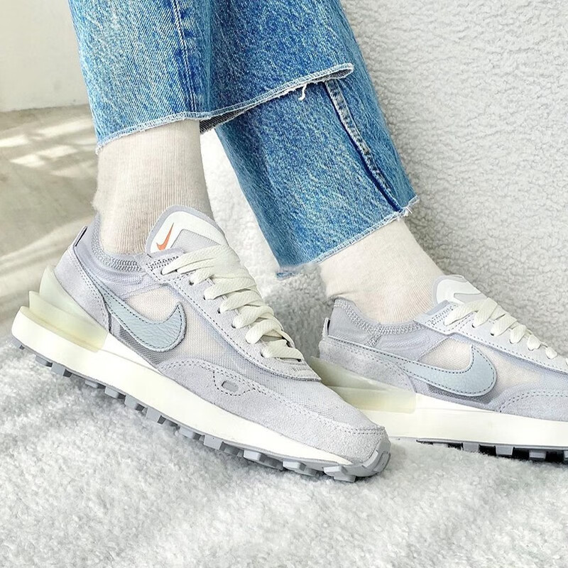 耐克(nike)休闲鞋女鞋夏季新款运动鞋waffle华夫鞋减震跑步鞋dx5765