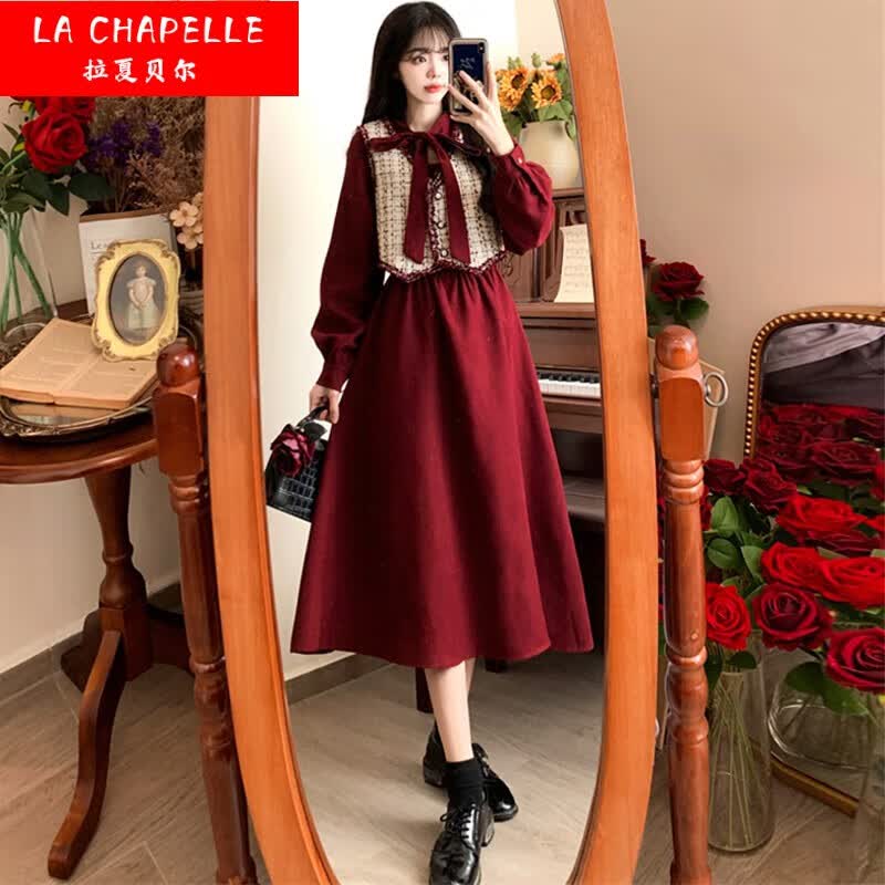 LA CHAPELLE HOMME新娘服装平常可穿回门服结婚当天便装敬酒订婚礼服红色连衣裙平时 红色两件套 L怎么样,好用不?