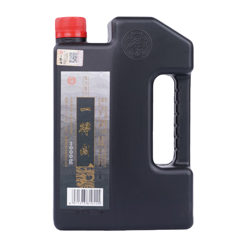 一得閣墨汁練習墨汁文房四寶初學者適合練習書法國畫墨汁 1000g