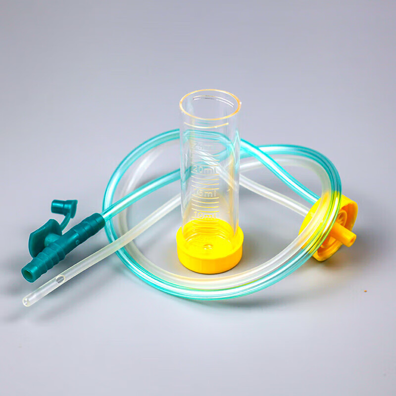 一次性使用吸痰器10号fr12吸痰管痰液收集瓶可痰培养无菌25ml 伟康