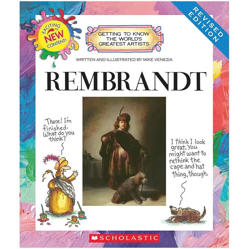 【现货】我需要认识的伟大艺术家系列 rembrandt伦勃朗 英文原版画家