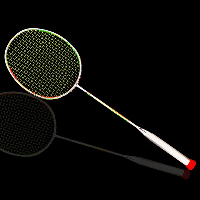 宏胜(hongsheng)羽毛球拍一体拍8u全碳素超轻双拍专业级耐用型 橙银8u