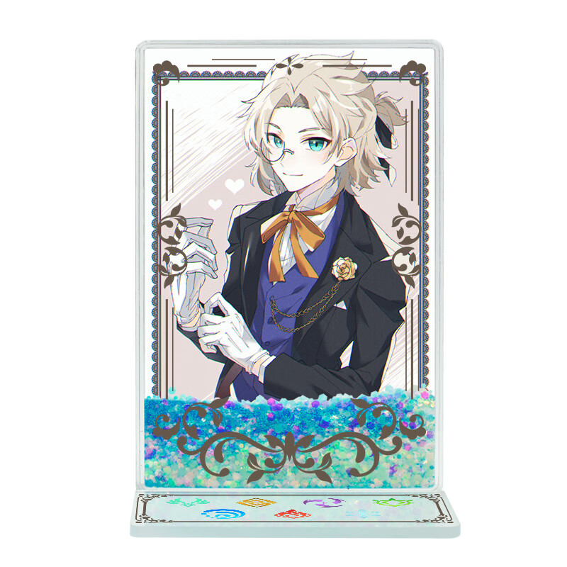 亚克力流沙 网游同人流沙立牌砖艾尔海森钟离摆件手办 阿贝多albedo1