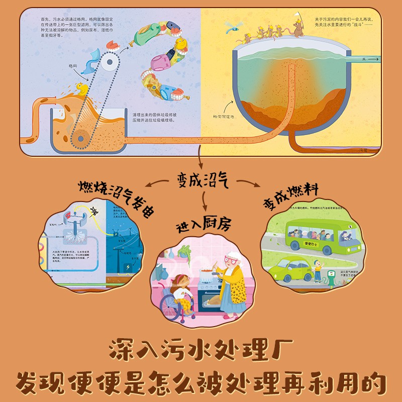 DK便便去哪里？  屎尿屁科普 环保主题 小猛犸童书 (精装)详情图