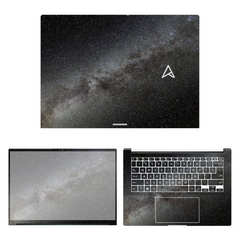 熙露 2024华硕灵耀Pro14/Pro16电脑贴纸灵耀14/13笔记本贴膜X13/X14外壳保护膜 图案款式12 A面(任意一面下单留言）