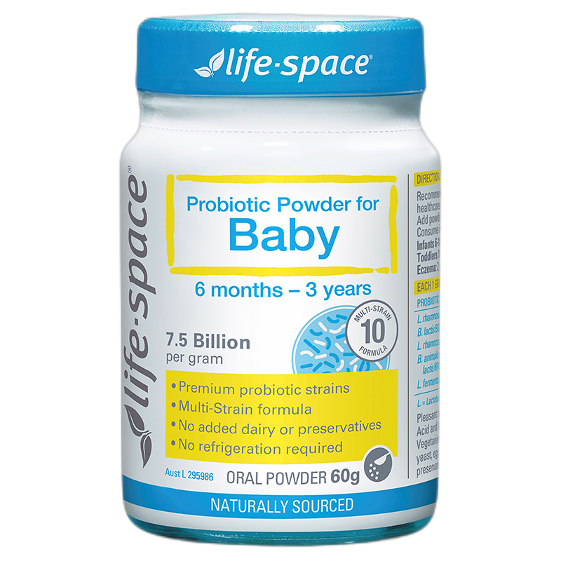 Life Space澳洲Life Space益生菌寶寶兒童益生菌粉益倍適腸道baby 原裝進(jìn)口 嬰兒益生菌粉60g 0歲-3歲