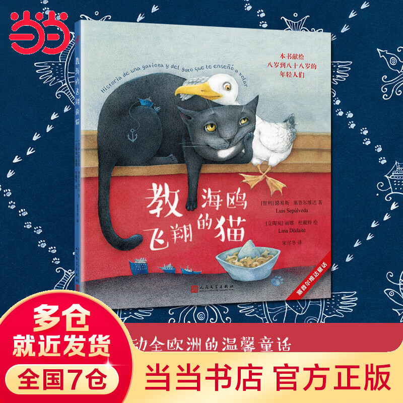 塞普尔维达童话：教海鸥飞翔的猫