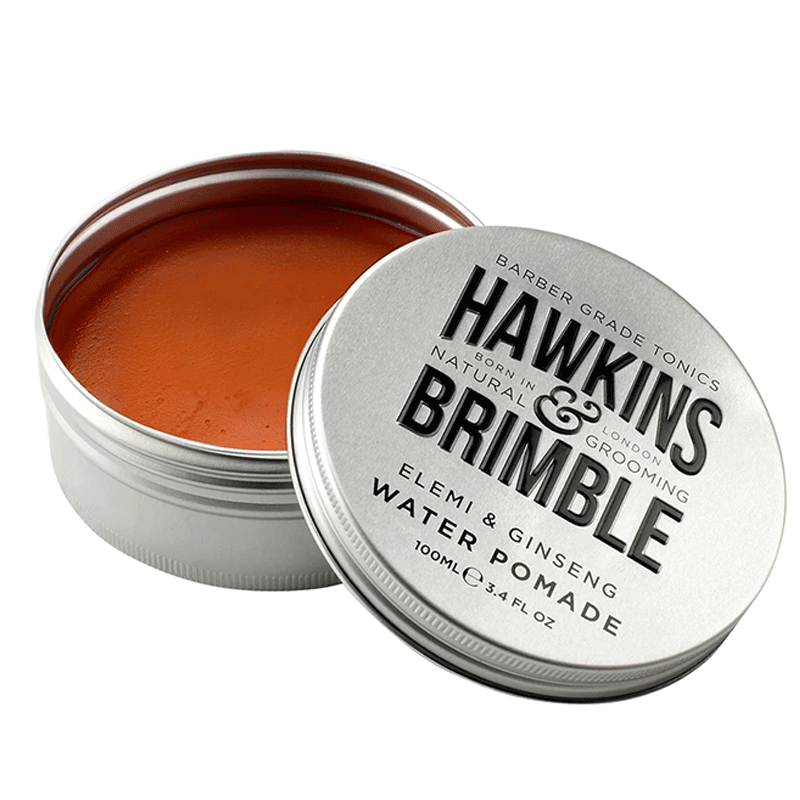 HAWKINS & BRIMBLE霍金斯小银罐水基发油发泥发蜡男士油头定型护发级发油100ml