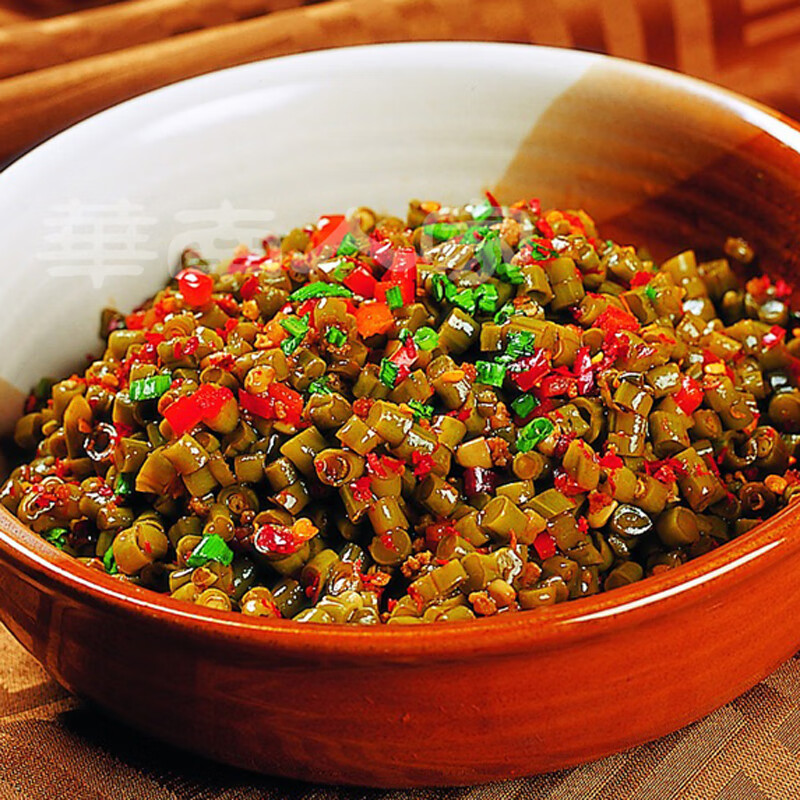 虎钢馋味巴哥广西柳州现炒螺蛳粉红油酸笋独特豆角老坛配菜熟即食500g