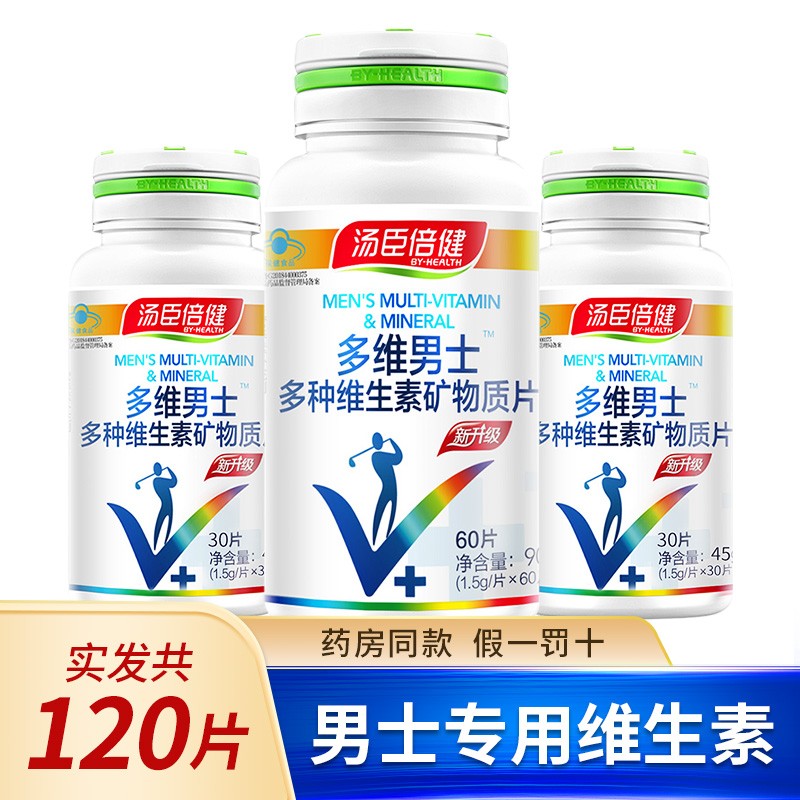 汤臣倍健多维男士多种维生素矿物质片复合型,价格趋势和功效分析