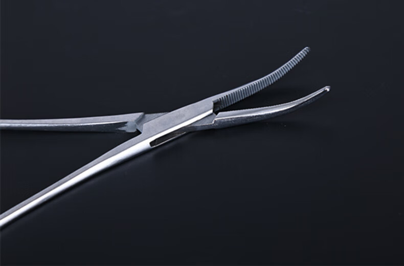 医用不锈钢止血钳镊子血管钳手术夹子直头弯头指血嵌大小号蚊式夹