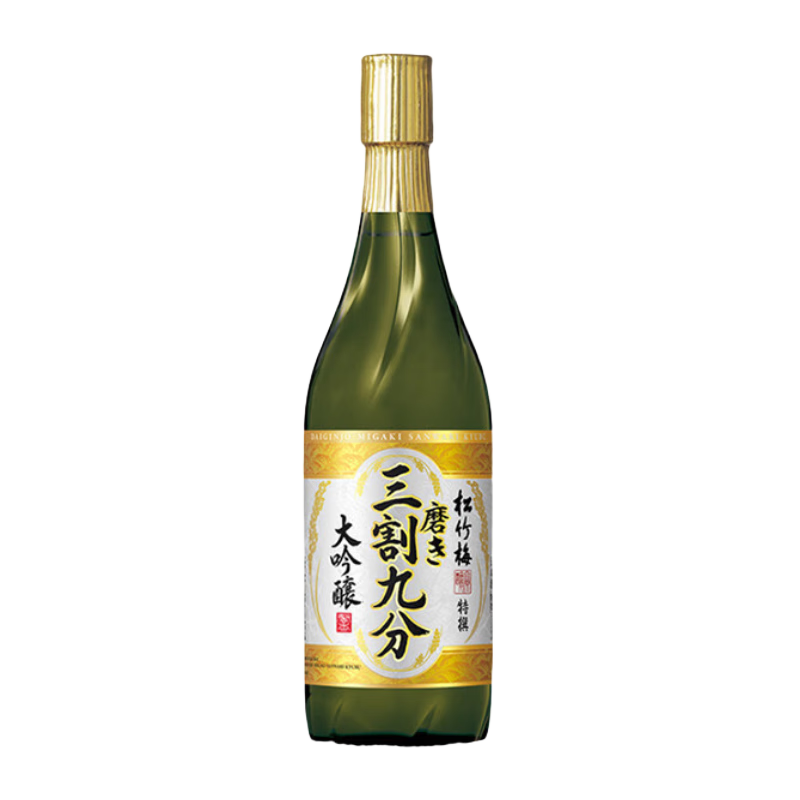 松竹梅特選三割九分大吟釀清酒720ml日本清酒純正日式米酒原裝進(jìn)口 720ml