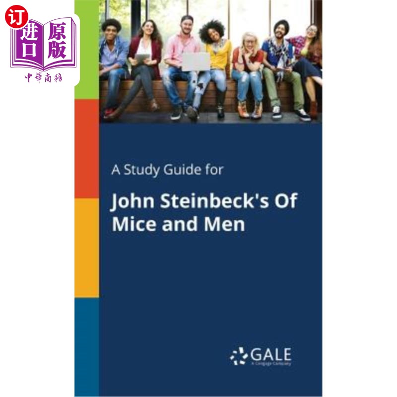 海外直订A Study Guide for John Steinbeck's Of Mice and Men 约翰·斯坦贝克的《人与鼠》研究指南