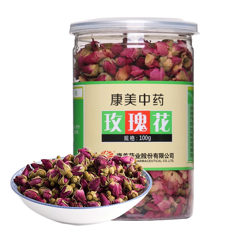 享受健康，康美玫瑰花草本茶养生茶100g/瓶价格走势及口感体验