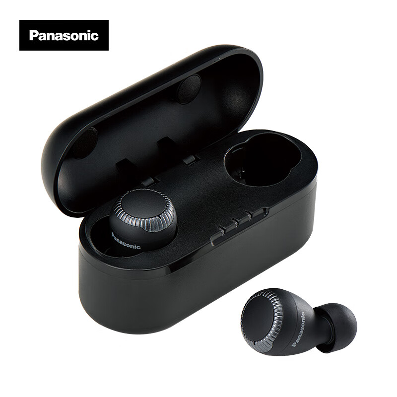 松下（Panasonic）S300W 真无线蓝牙耳机 入耳式耳机 防水防汗 运动跑步耳机 通用苹果安卓华为小米手机 黑色