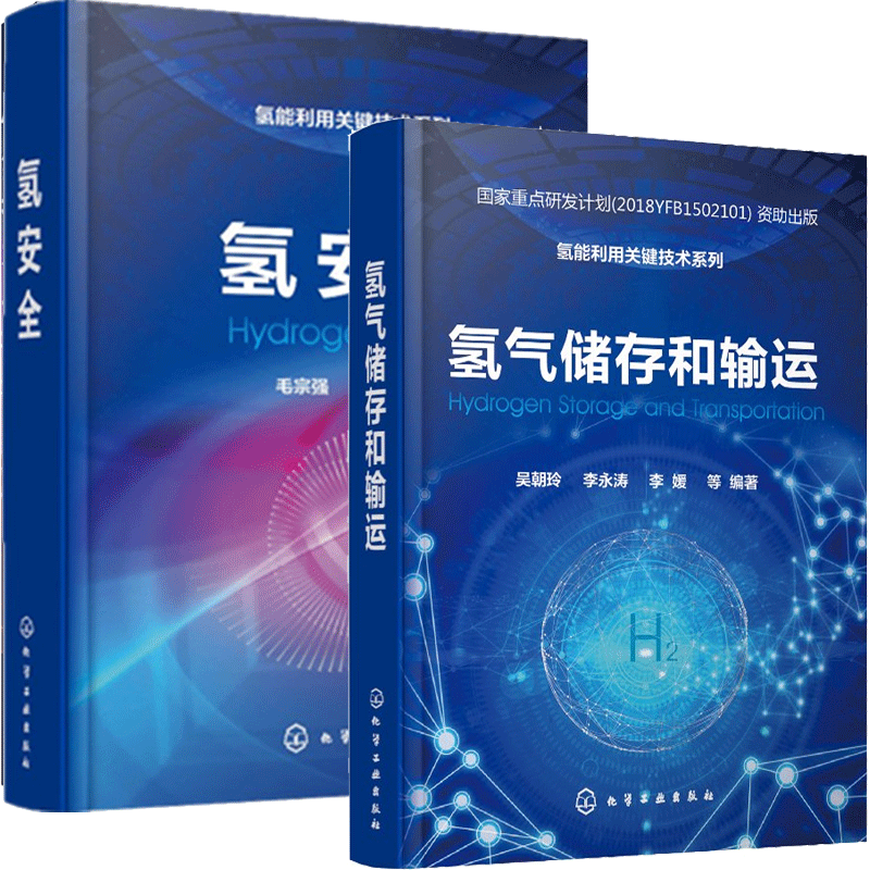 氢能利用关键技术系列 氢气储存和输运+氢安全 氢安全技术书籍氢能储运技术书籍 