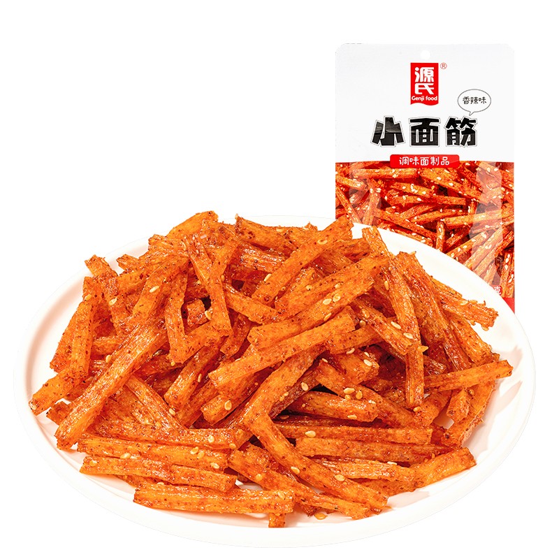 源氏儿时辣条 小辣丝 办公室网红休闲零食小吃面筋 源氏小面筋50g