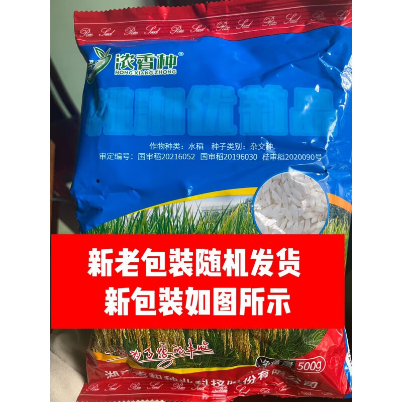 农喜发桃湘优莉晶杂交水稻种子早晚稻种籽超泰国香米品质口感好长粒米