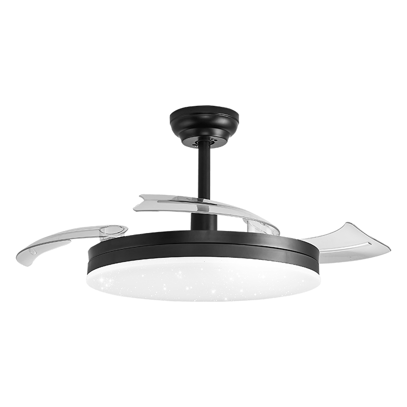 雷士照明(nvc) 风扇灯led吊扇灯隐形扇叶简约中式餐厅卧室客厅遥控调