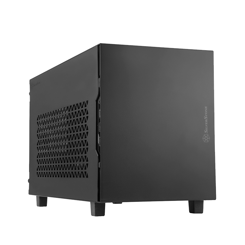 银欣 珍宝SG15黑 铝外壳ITX小机箱（Type C/高兼容/支持240水冷/三槽长显卡/多存储）