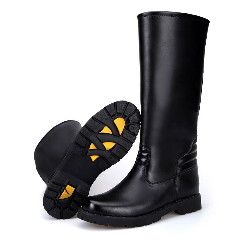 勒足马靴男高筒皮靴男士长筒靴马靴长靴男士皮靴套筒高筒升旗演出保安