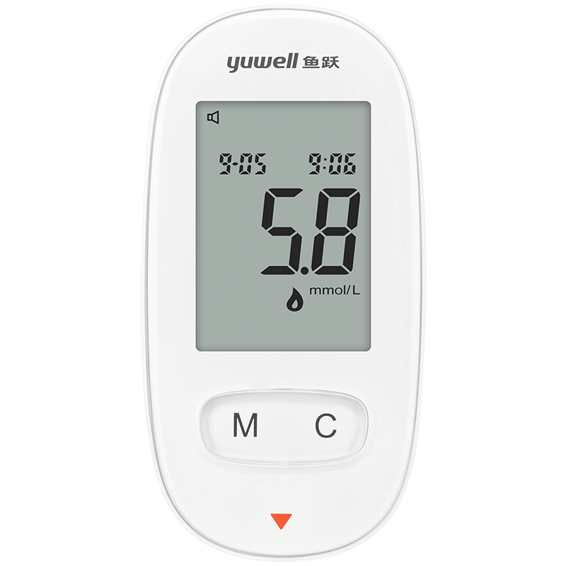 yuwell 鱼跃 580 血糖仪 100片试纸+100采血针