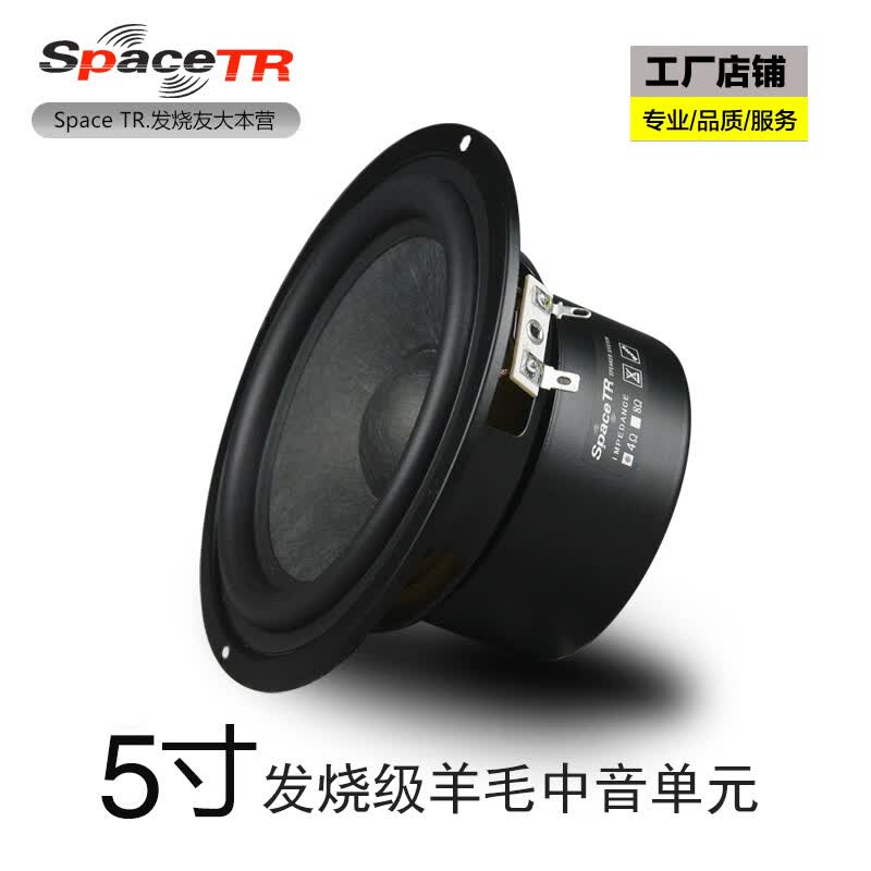 Ms-box5寸中音喇叭高保真纯中音扬声器人声对白原汁原味SPACETR原装 8欧1个使用感如何?