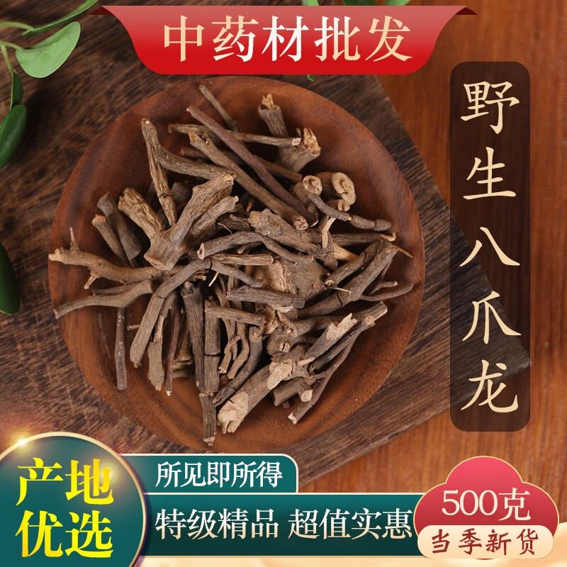 文择轩中药材八爪龙 地杨梅 蛇连天 新货八爪金龙500克 八爪龙250克